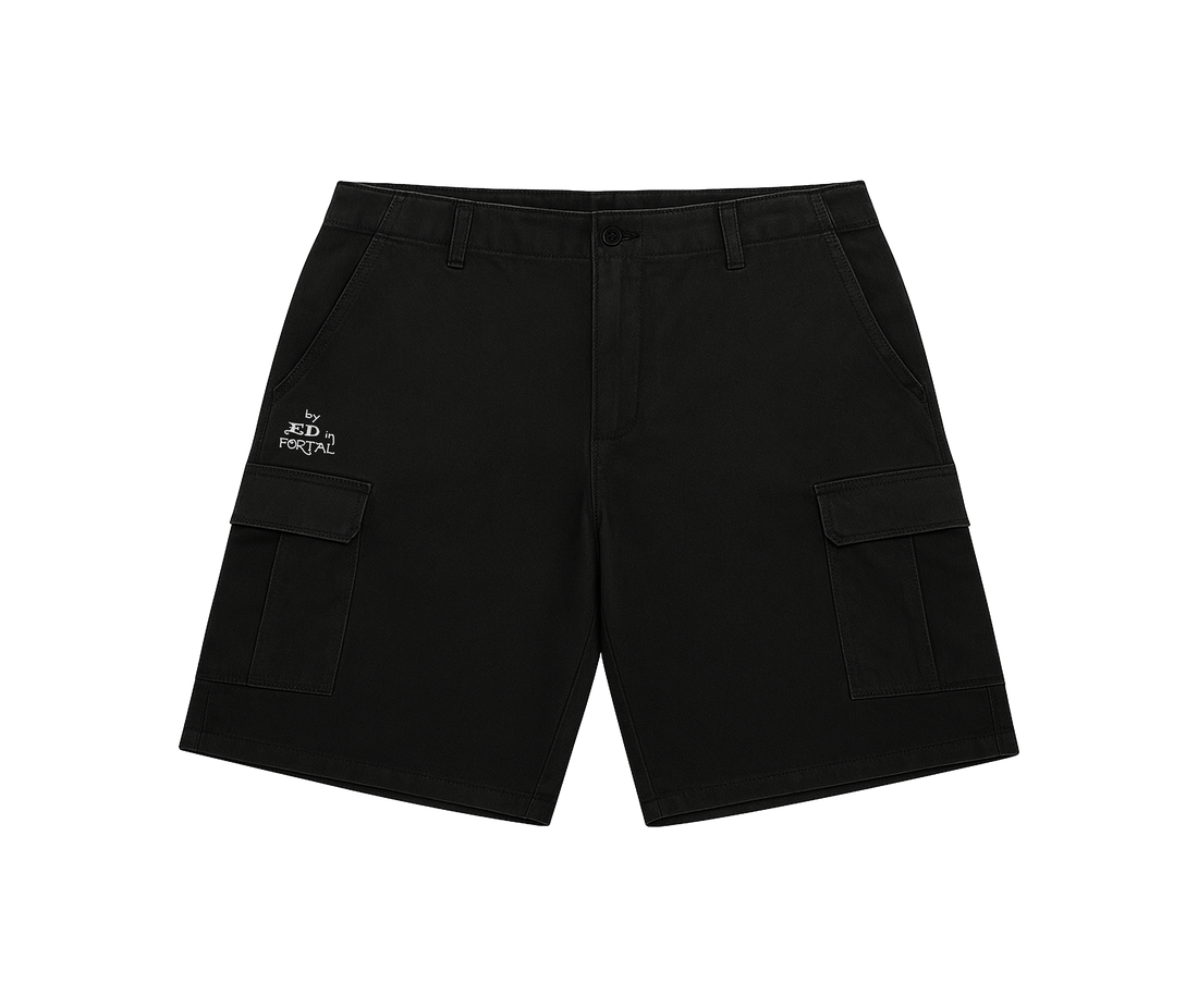 Ed Hardy x Matuê "Dragon" Bermuda Preta