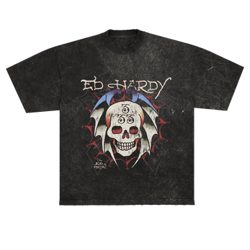 Ed Hardy x Matuê "Bat Skull" Camiseta