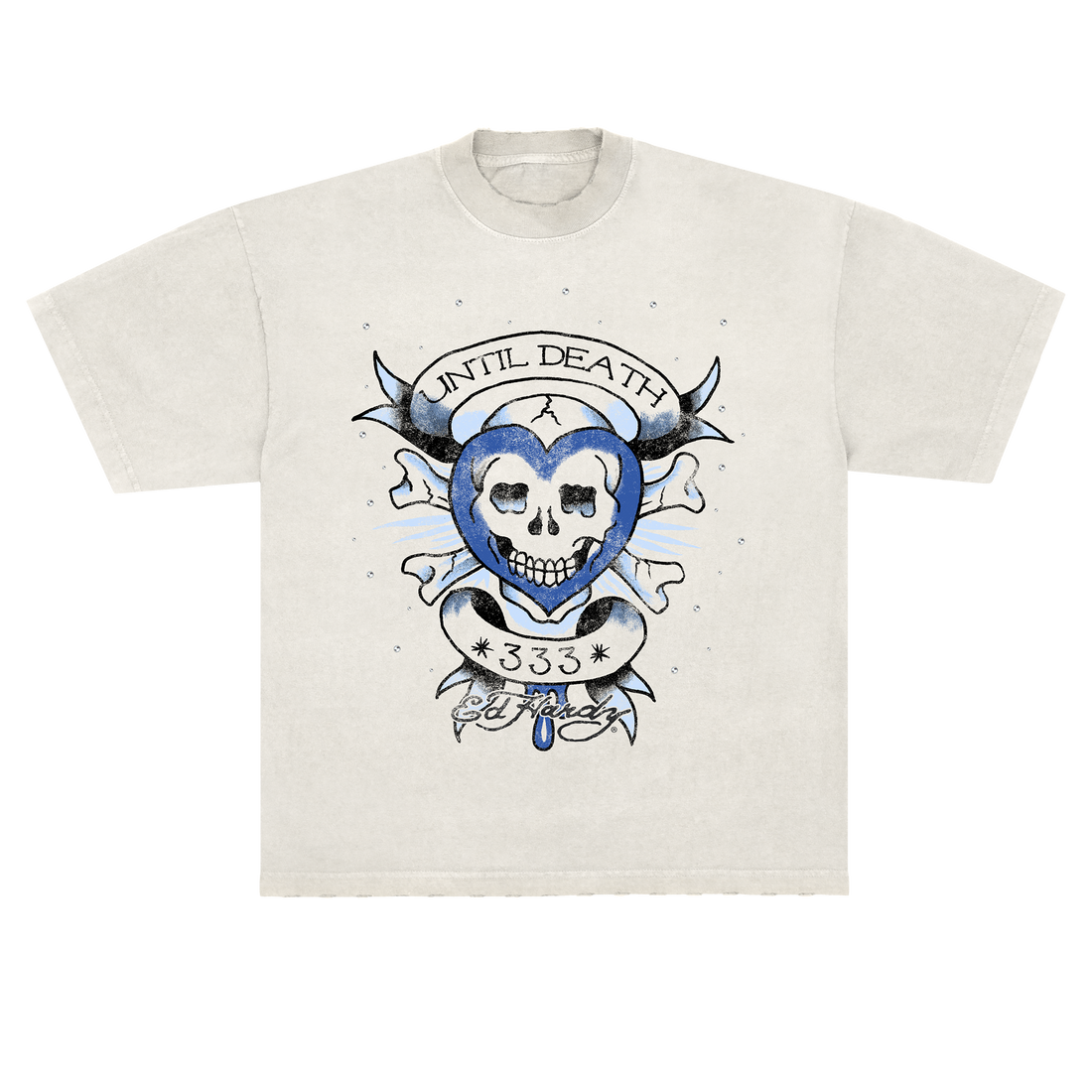 Camiseta "Until Death" Ed Hardy x Matuê