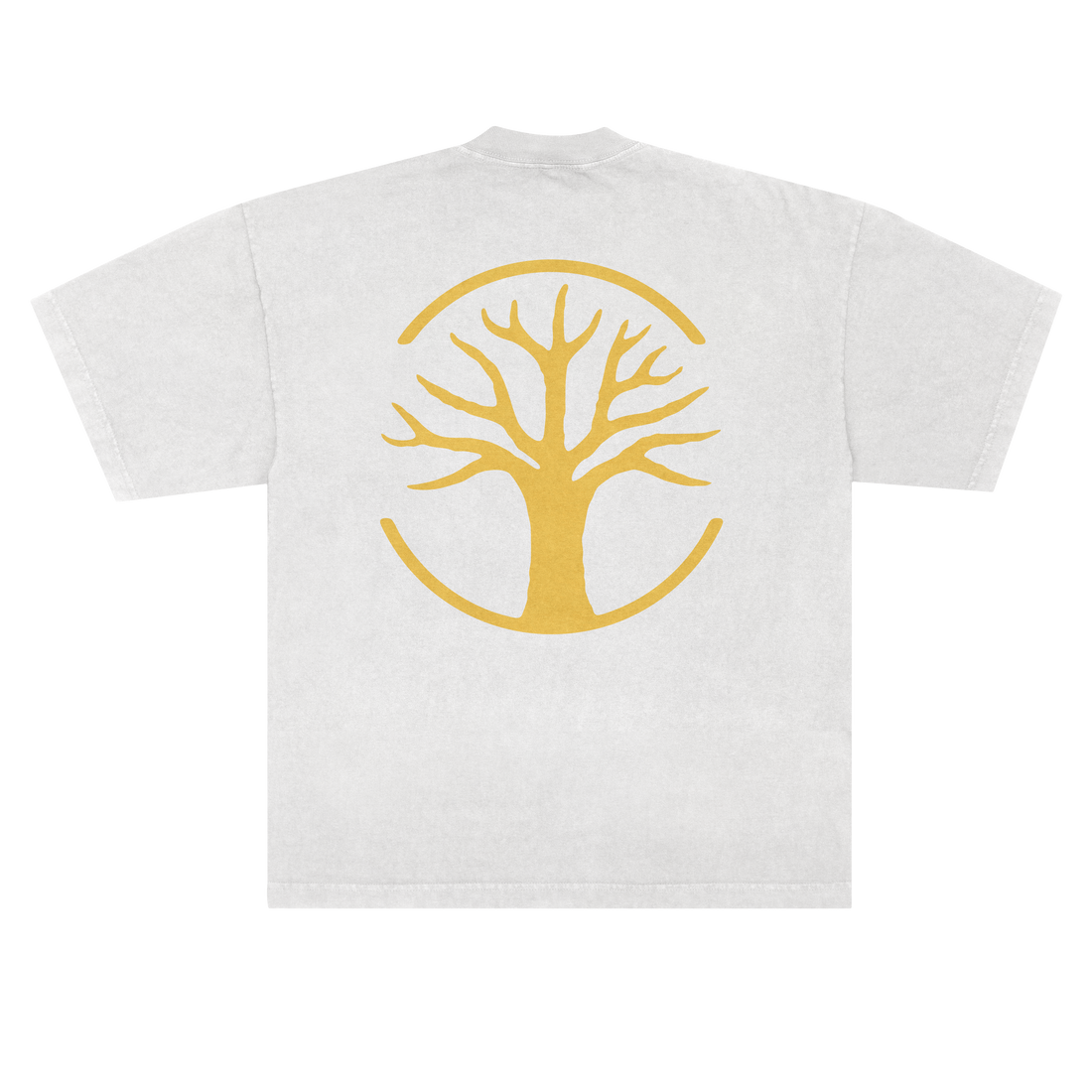 Camiseta MQOT Tour Logo Amarelo Off White