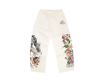 Calça Moletom Off White "Fortal" Ed Hardy x Matuê