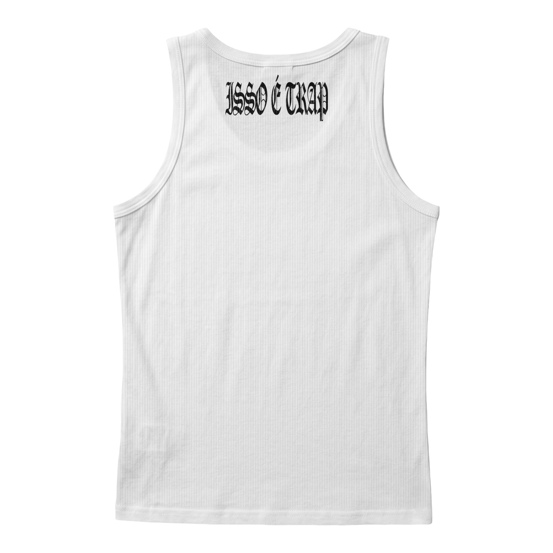 Regata Canelada Off White ISSO É TRAP - BRANDÃO Merch Oficial