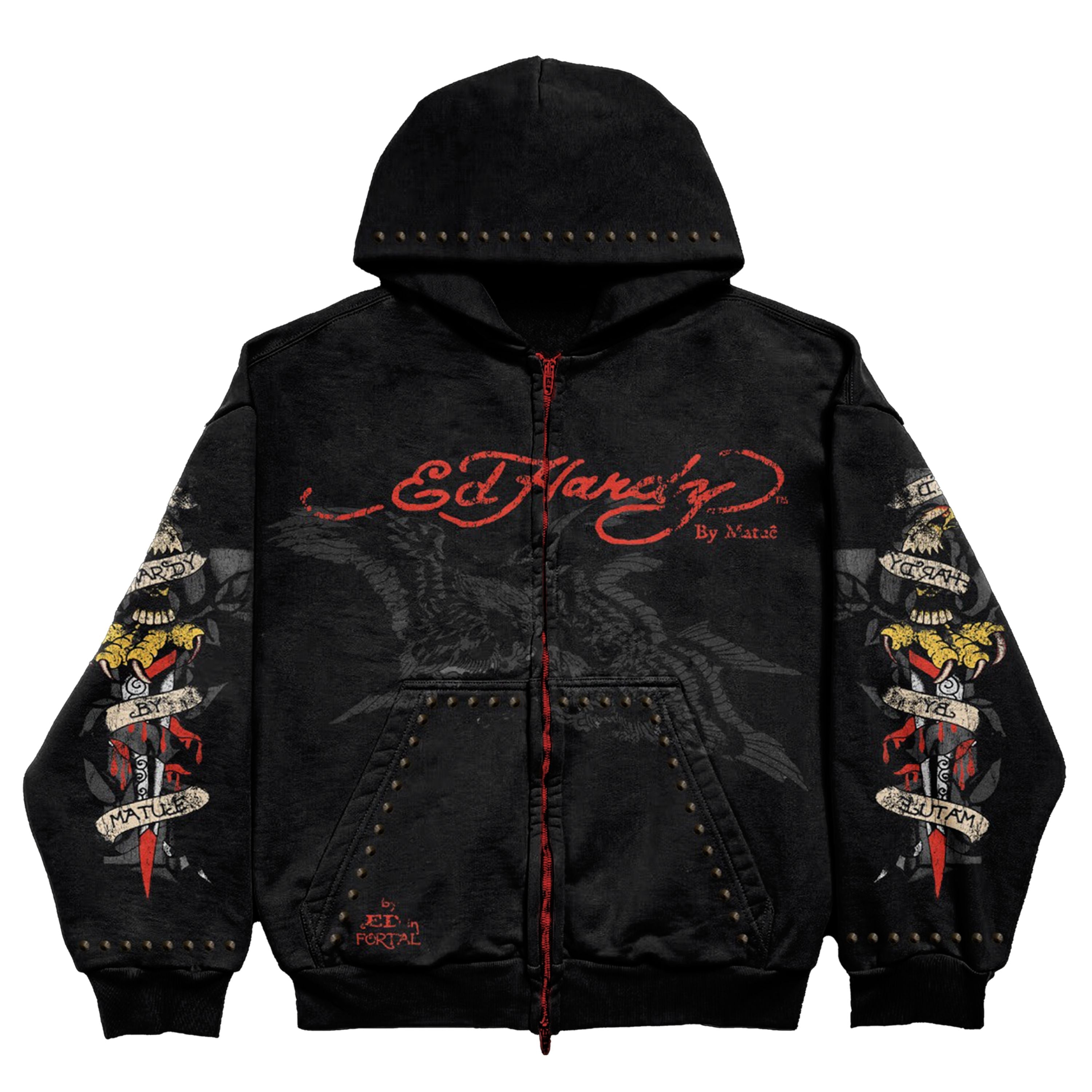 Moletom Zip Up Preto 
